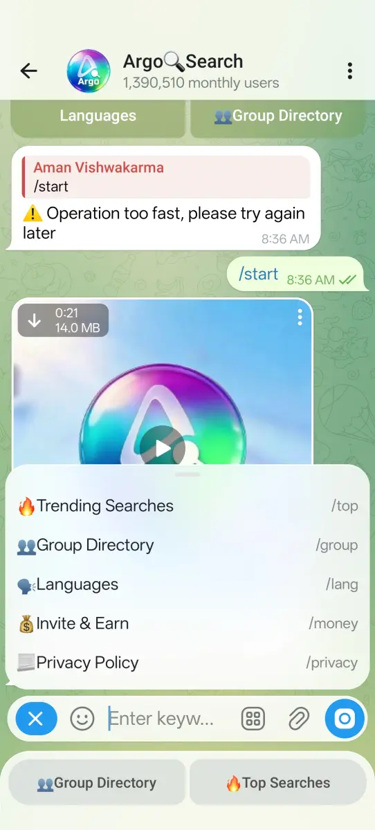 Argo Search preview 3