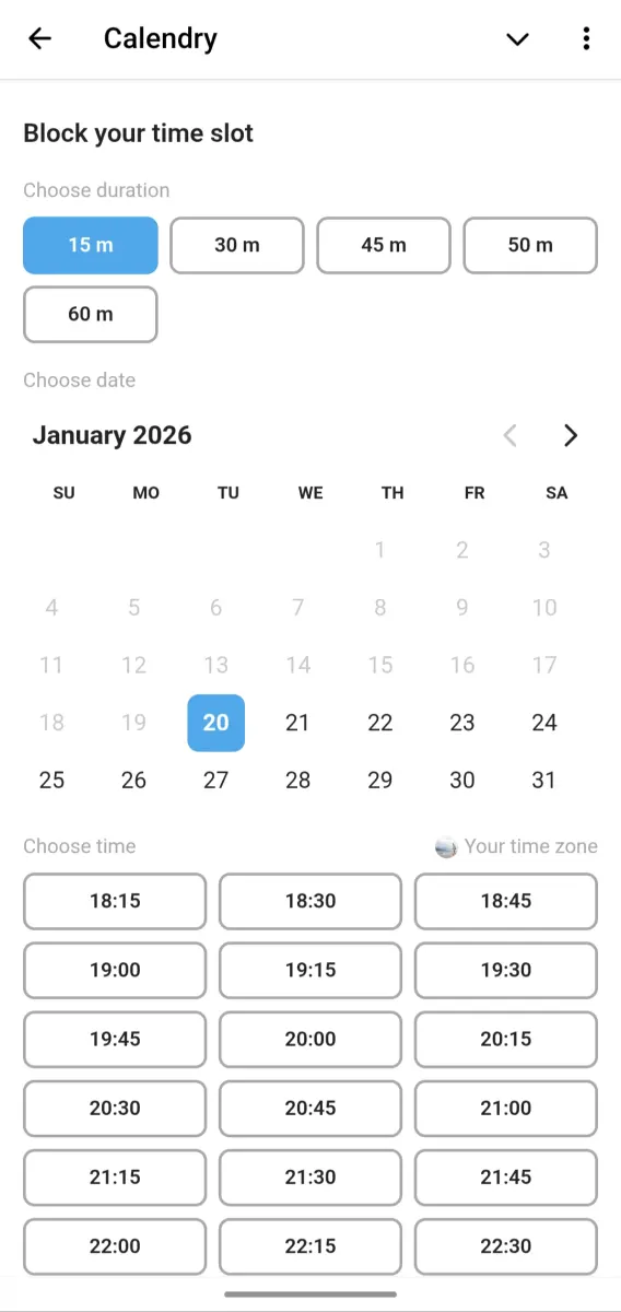 Calendry preview 1