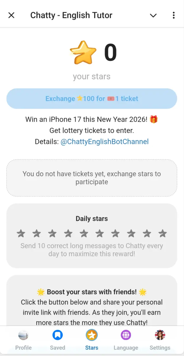 Chatty - English Tutor preview 5