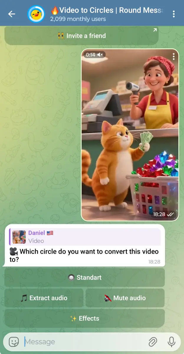 🔥Video to Circles | Round Messages preview 1