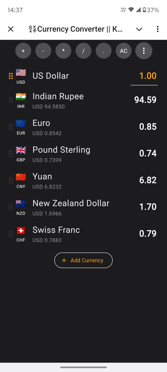 💱Currency Converter preview 1