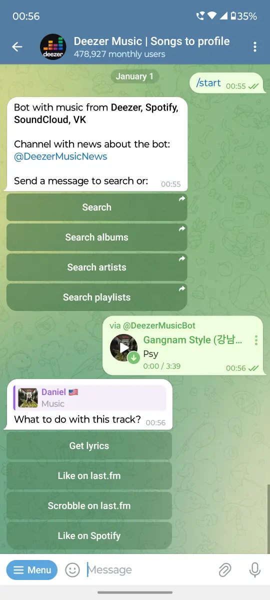 Deezer Music | Songs to profile preview 2