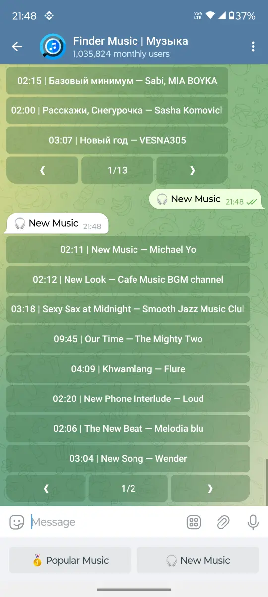 Finder Music preview 3