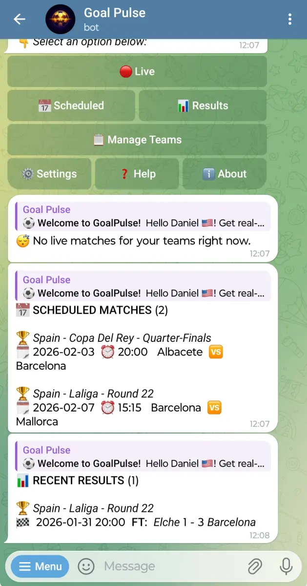 Goal Pulse preview 1