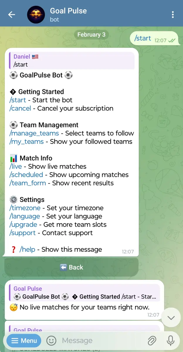Goal Pulse preview 2