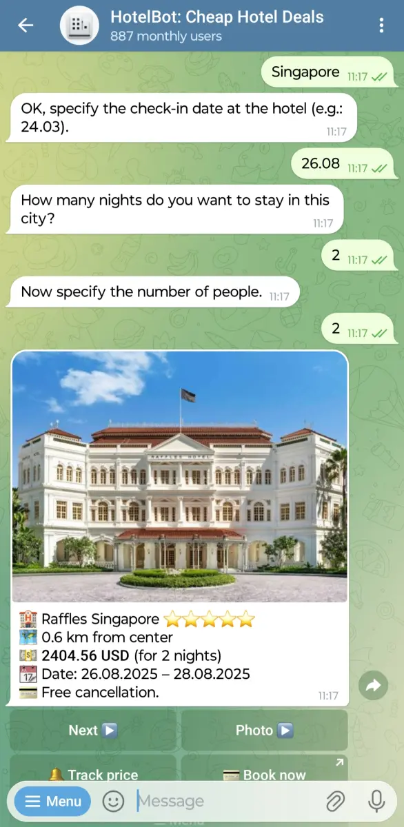 HotelBot: Cheap Hotel Deals preview 1