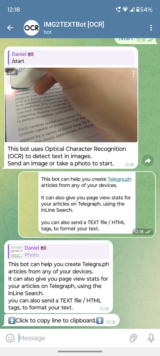 IMG2TEXTBot [OCR] preview 2