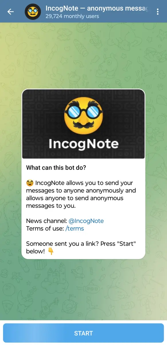 IncogNote — anonymous messages preview 1