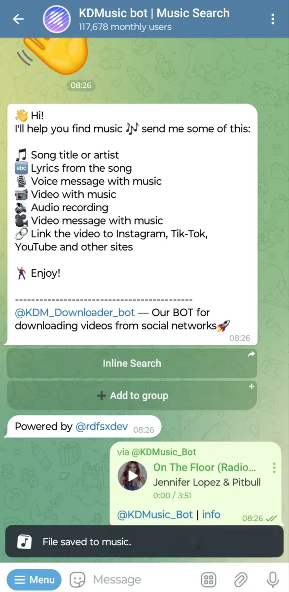 KD Music Bot | Music Search preview 2