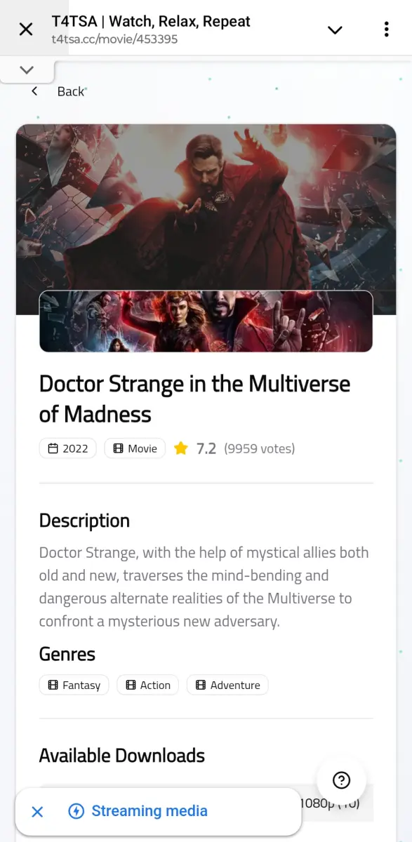 Movie Searching Bot preview 2