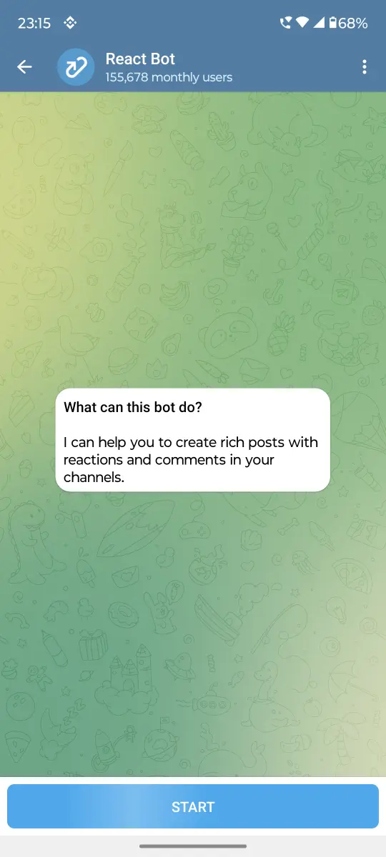 React Bot preview 1