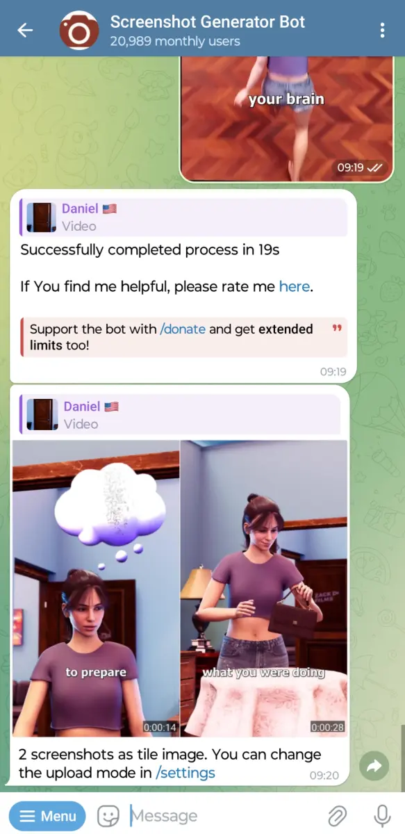 Screenshot Generator Bot preview 2
