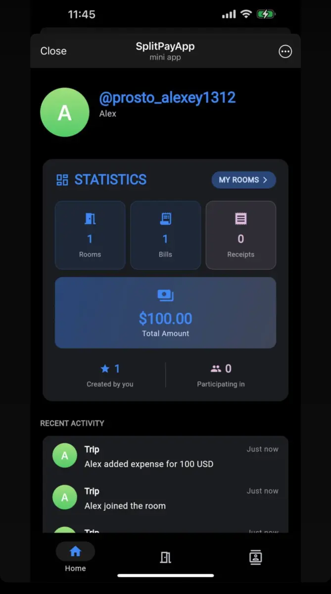 SplitPayApp preview 2