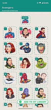 Telegram Stickers to WhatsApp preview 3