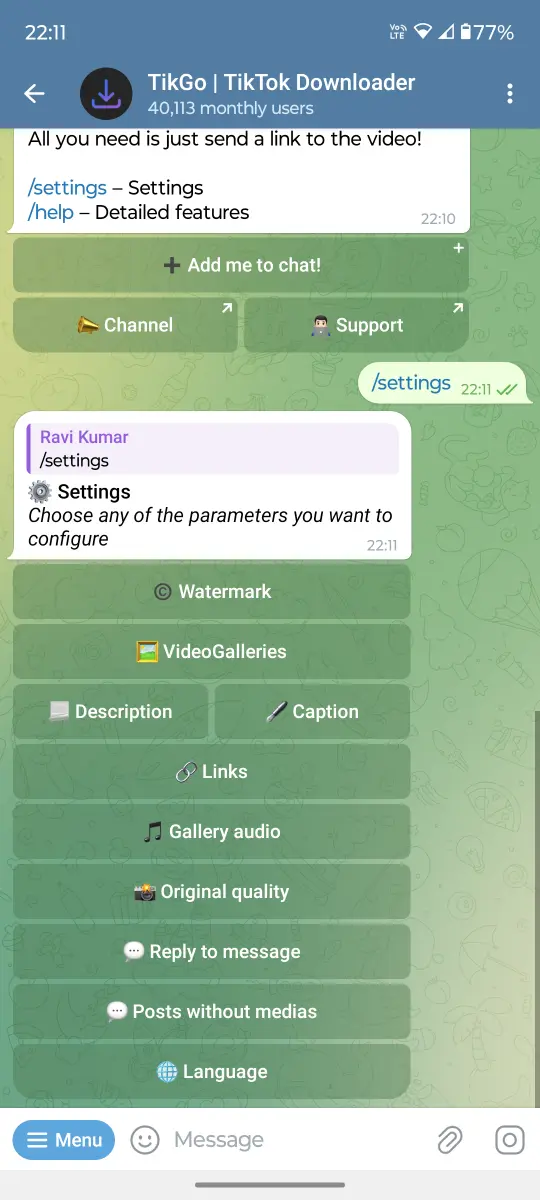 TikGo | TikTok Downloader preview 2