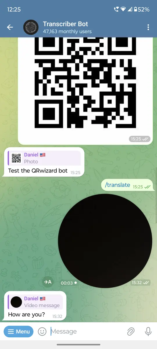 Transcriber Bot preview 4