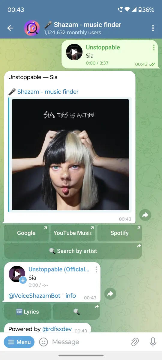 🎤︎ Shazam - music finder preview 1