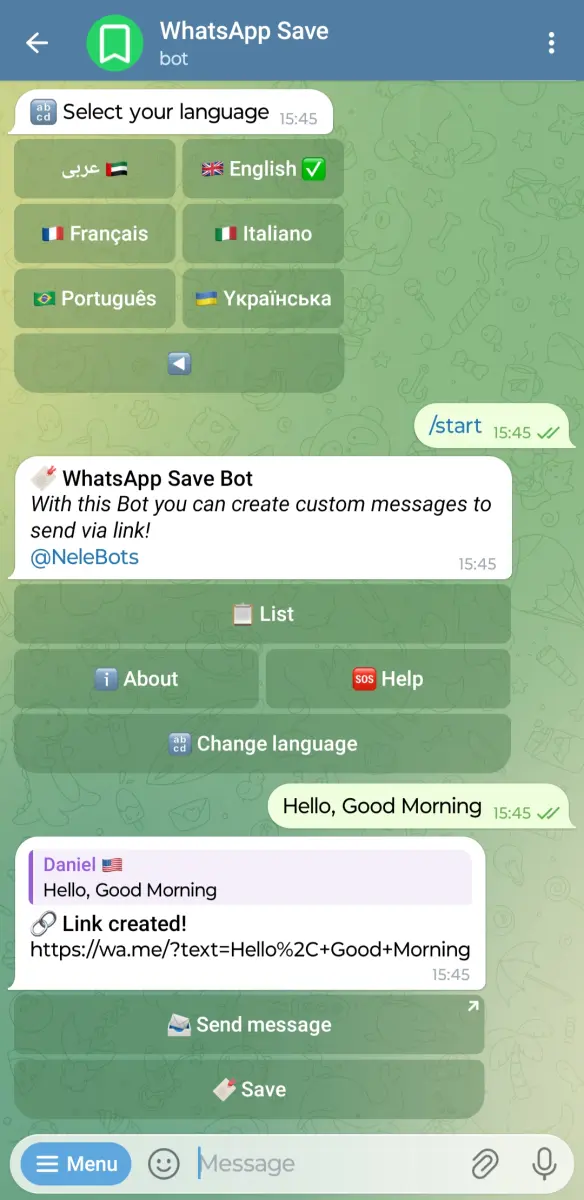 WhatsApp Save preview 1